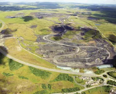 Ffos-y-frant land reclamation site