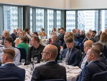 Senior quarrying and mineral products industry leaders, educators, and high-achieving students gathered at Birmingham Symphony Hall for the annual Institute of Quarrying (IQ) and Institute of Asphalt Technology (IAT) Fellows’ Lunch and Student Awards