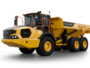 The new 29-tonne Volvo A30 Electric articulated hauler