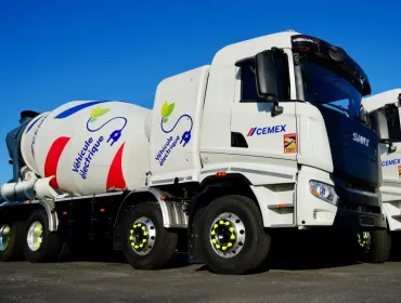 Cemex have invested in further electric truckmixers across the EMEA region