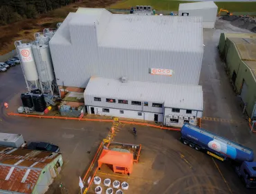 O.C.O Technology’s Wretham carbon-negative aggregates manufacturing facility in Norfolk  