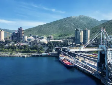 Holcim’s Milaki cement plant in Greece 