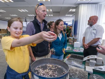 Heidelberg Materials’ offices at The Ridge hosted a range of stalls, giving visitors the opportunity to learn about mineral extraction and how/where these materials are used