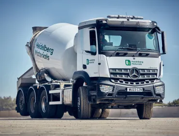 The Abergele plant can supply all concrete needs to customers within a 20-mile radius