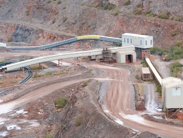 Holcim UK have invested in a new, multi-million-pound uphill conveyor system at Torr Works super quarry