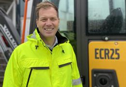 Fredrik Tjernström, electromobility solutions sales at Volvo CE