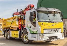 Highway maintenance contractors Ringway have taken delivery of a unique five-star DVS-compliant, 26-tonne Volvo FE Electric 6x2 rigid with low-entry cab 