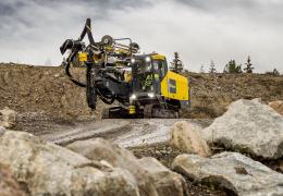 The Epiroc SmartROC T45 top-hammer drill rig 