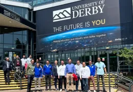 Course participants at the University of Derby