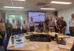 Members of the QNJAC Geotechnical Group at a face-to-face meeting