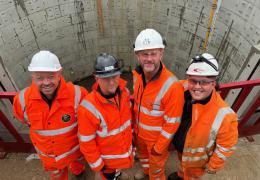 L-R: Dan Attrill (C45 director), Steve Burton, John Pitfield, and Cameron Davies