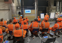 Vision Zero session at one of a Brett Landscaping and Building Products’ sites