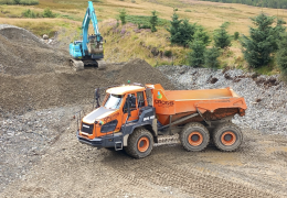 Cross Civils & Construction Services’ new Develon DA30-7 ADT