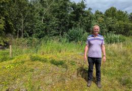 Mike Slater, chair of Butterfly Conservation Warwickshire