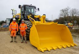 Hills Quarry Products’ new Komatsu WA475-10 loading shovel