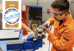 Ibstock have been awarded prestigious Gold accreditation membership of The 5% Club