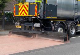 Reclamite spray-applied surface treatment in action