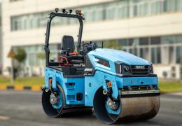 The new fully electric SANY STR50E light tandem roller