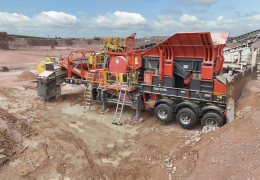 The new Sandvik UJ313 wheeled jaw crusher