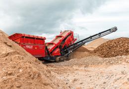 Tennants’ new Finlay 684 inclined screener at Lhanbryde Quarry