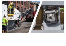 Astec are offering the SiteLine operator environmental awareness camera system as an option on Roadtec cold planers