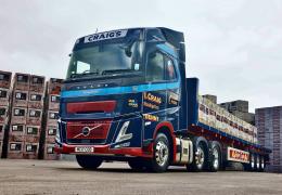 Ian Craig Haulage have taken delivery of two Volvo FH Aero Globetrotter 6x2 mid-lift tractor units 