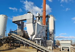 The upgraded Colas asphalt plant in Djeld
