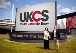 Richard Bradbury, managing director of The QMJ Group with Helaena Ackers, exhibition sales account manager at The NEC Birmingham
