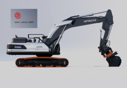 LANDCROS One, which was unveiled at Bauma in Munich in April, has won a prestigious Red Dot Design Award
