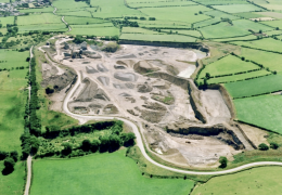 Aerial view of Tendley Quarry extension