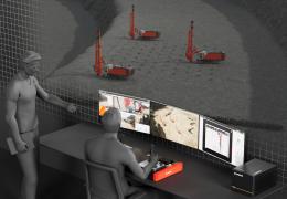 Rendering of Sandvik’s new AutoMine surface drilling training simulator