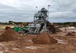 The new MEP plant at Angle Park Sand & Gravel’s Melville Gates Quarry, in Fife