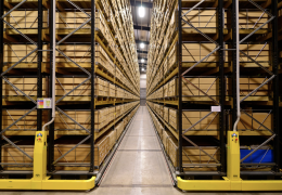 BGS Core Store in Keyworth, part of the National Geological Repository. Image: BGS © UKRI