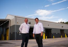 L-R: Jeremy Cross, business development manager at Smiley Monroe, with chief executive officer Chris Monroe