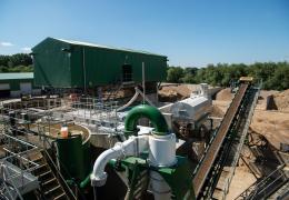 Sheehan Haulage and Plant Hire’s aggregate recycling facility at Stanton Harcourt, Oxfordshire