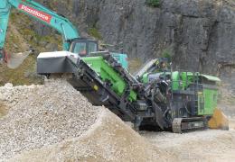 The new Bison 220R compact jaw crusher from EvoQuip