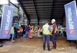 Visitors gather at SunEnviro and McLanahan’s open day event