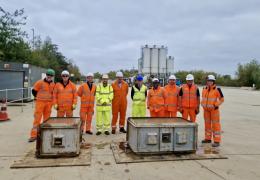 A successful demonstrative batch of ready-mixed concrete using RCF-based cement was poured into moulds at Holcim UK’s ready-mixed concrete plant in Whetstone, Leicestershire
