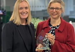 Clare Mayo and Helen Johnson, recruitment performance and process manager at Heidelberg Materials