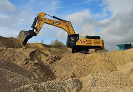Heritage Quarry Group (South) Ltd’s new 80-tonne SANY SY750H excavator