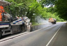 Surface dressing is proven to extend the life of roads by 10 to 15 years by sealing cracks and stopping water getting in