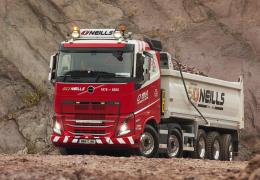 Finbarr O’Neill have taken delivery of an FH 500 10x4 tipper to mark the company’s 50th year in business 