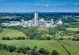 Padeswood cement works in North Wales