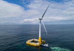 Floating concrete foundation for offshore wind power. Image: BW Ideol