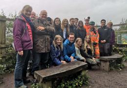 Haughmond Hill Quarry viewpoint