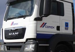 CEMEX cab with FORS logo