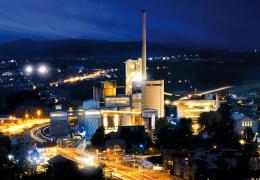 CRH cement plant in Switzerland