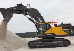 Volvo front-shovel excavator