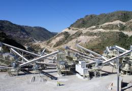 Metso stationary aggregate processing plant