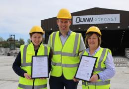 Quinn Precast achieve ISO 45001